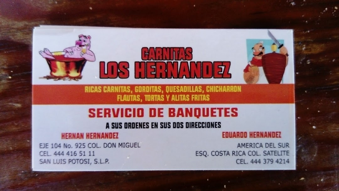 CARNICERÍA Y CARNITAS HERNANDEZ - Restaurante De Comida Rápida en San Luis  Potosí