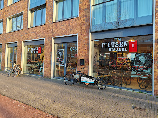 Fietsen bij Auke