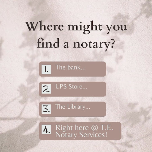T.E. Notary Services Gallery - United States