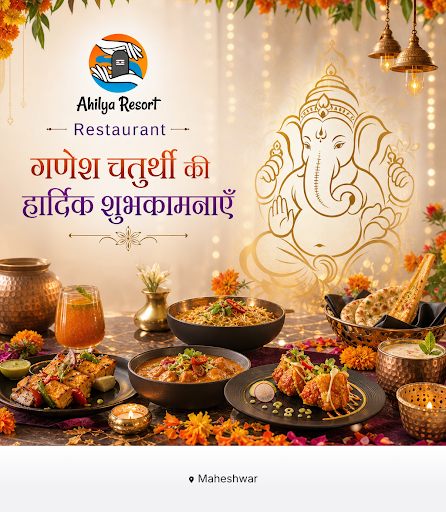Experience traditional flavors at Ahilya Resort's restaurant during Ganesh Chaturthi 2026. A perf… post image
