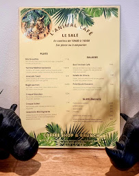 Menu L' Animal Café Page 1