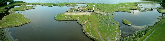 Worldmap at Klejtrup Lake