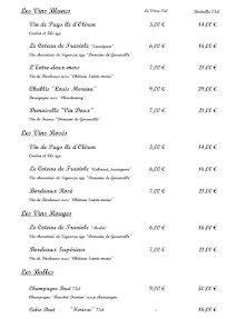 Menu Le Cayenne Page 1