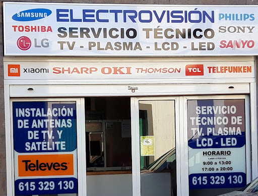 ElectroVision - Servicio Técnico. Reparación tv led lcd plasma video antenas Telde
