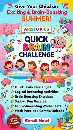 ARISTO KIDS – Summer Brain Camp ☀️🧠 Give your child a summer that builds confidence, intelligence… post image