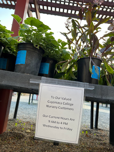 Cuyamaca College Nursery