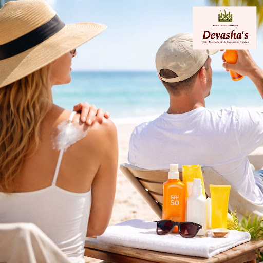 Strong sun in Jalgaon can damage not just your face, but also your scalp and hair. At Devasha's H… post image
