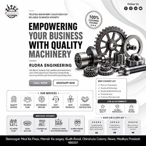 Rudra Engineering specializes in premium slipper making machines, including pattal banane wali ma… post image