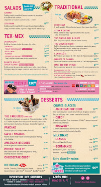 Menu Tommy's Diner Café Page 1