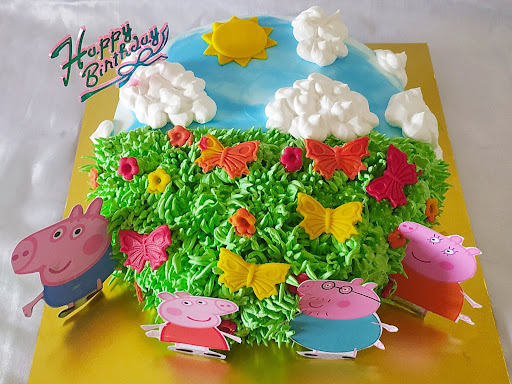 Peppa pig🐷 theme cake post image