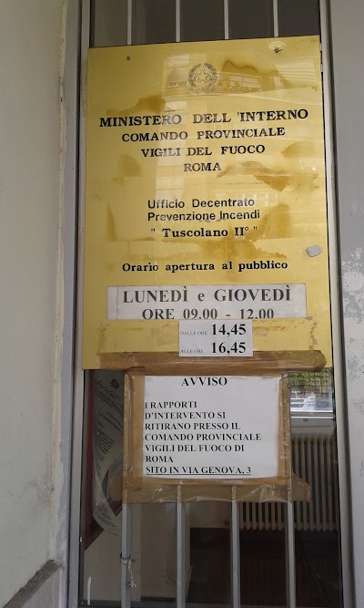 Vigili del Fuoco Distaccamento Cittadino Roma Tuscolano II