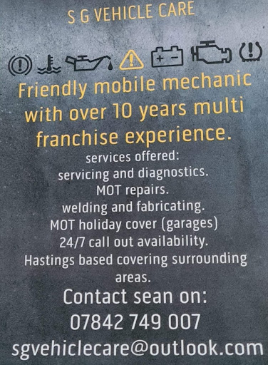 S G Vehicle Care Mobile Mechanic - Thumbnail
