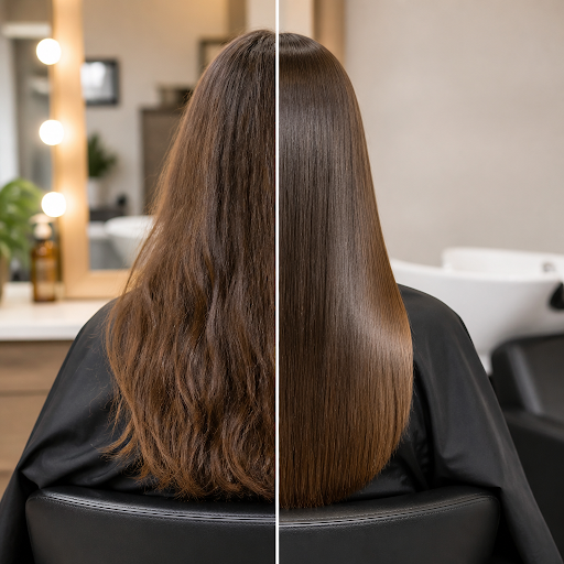 Confused between hair botox and keratin? At Glam Studios Unisex Salon in Urban Estate phase II, J… post image