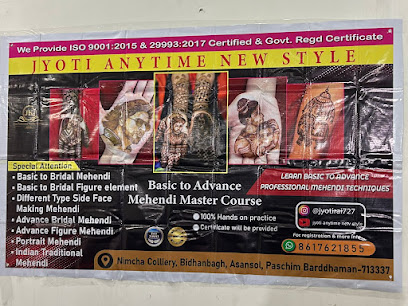 Jyoti's Mehndi & Makeup Academy ( Jyoti Anytime New Style )