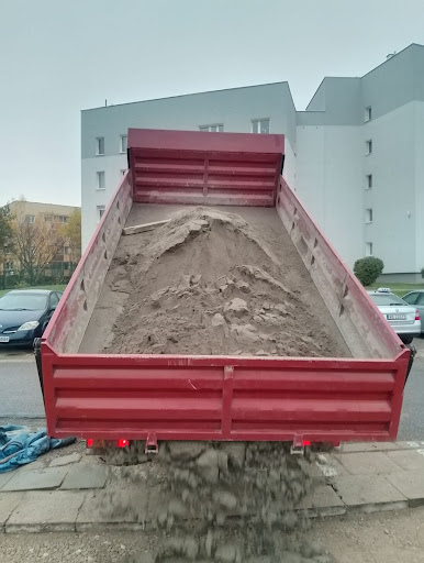 Transport piachu I żwiru I ziemi ogrodowej I stali I wywrotka Warszawa