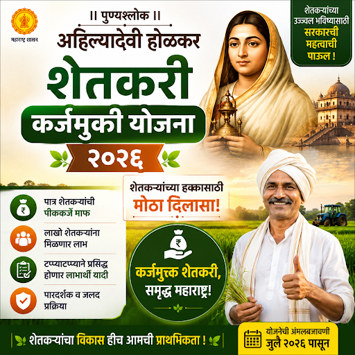 Experience the lasting benefits of the Punyashlok Ahilyadevi Holkar Shetkari Karjmukti Yojana 202… post image