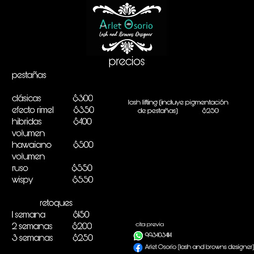 Arlet Osorio (lash and browns designer) Gallery - Mexico