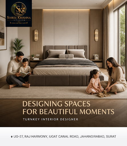 Transform your space with Shree Krishna Interior's turnkey interior designer services. From modul… post image
