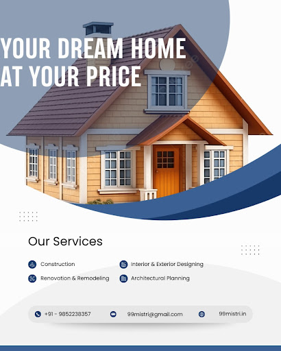 99MISTRI – Trusted home construction contractor in Ranchi specializing in quality house construct… post image