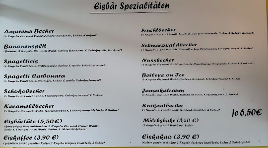 Speisekarte