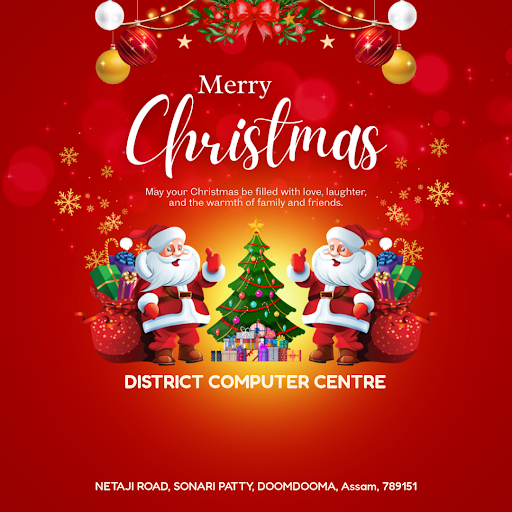 "Warmest wishes from District Computer Centre, Dooomdooma! As we celebrate the joy of Christmas,… post image