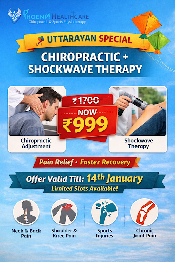 Uttarayan Special: Chiropractic + Shockwave Therapy @ ₹999 post image