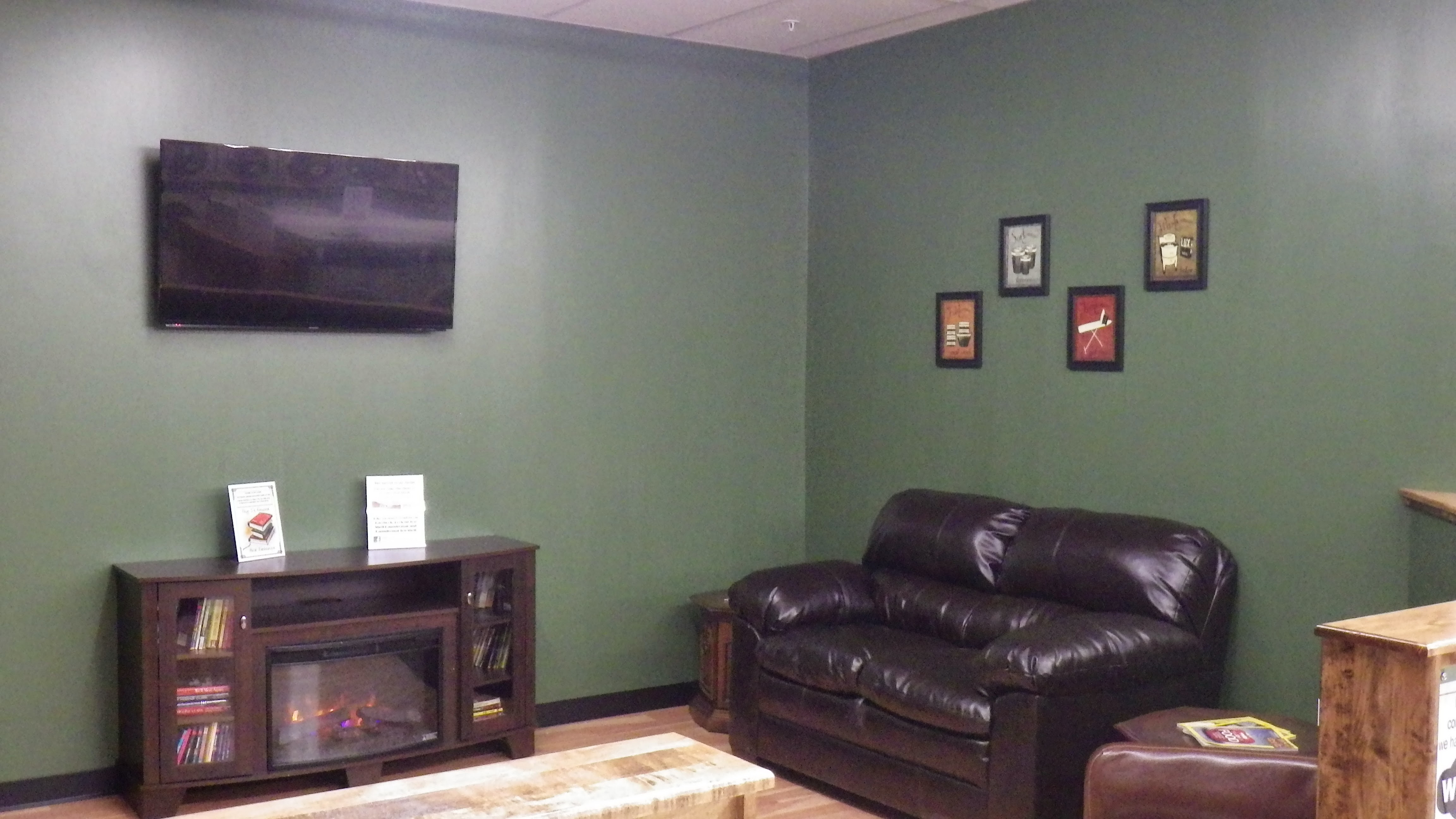 Top Shelf Laundromat and Wash-n-Fold laundromat interior in Depew, NY