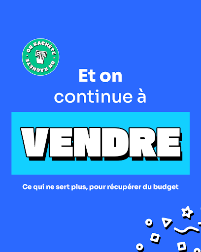 Vendre ce qui ne sert plus!