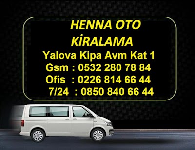 YALOVA HENNA OTO KİRALAMA