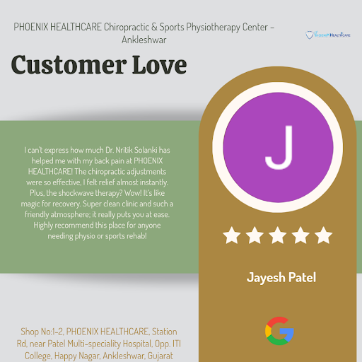 Jayesh Patel's incredible experience at PHOENIX HEALTHCARE Chiropractic & Sports Physiotherapy Ce… post image