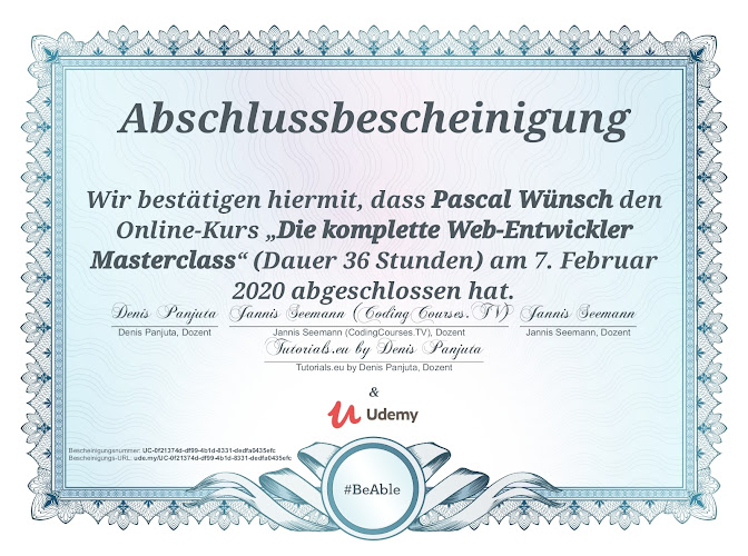 Pascal Wünsch - Mediengestaltung