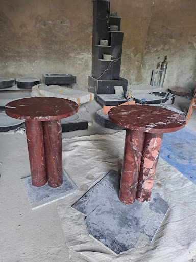 ✨ Red Jasper Stone Side Table – Luxury in Natural Stone ✨ post image