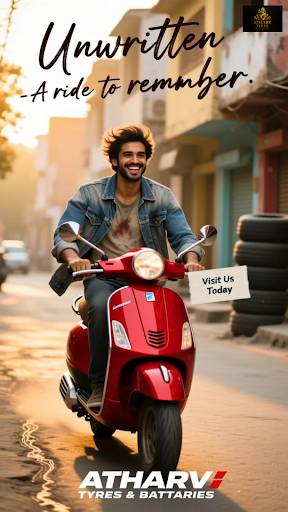 Experience the thrill of cycling in Pune with ATHARV TYRES & BATTARIES! Get the best bike and sco… post image