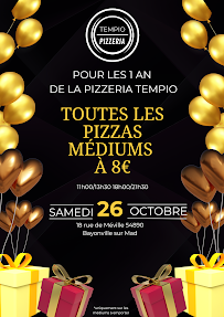 Menu Pizzeria Tempio Bayonville Sur Mad Page 9