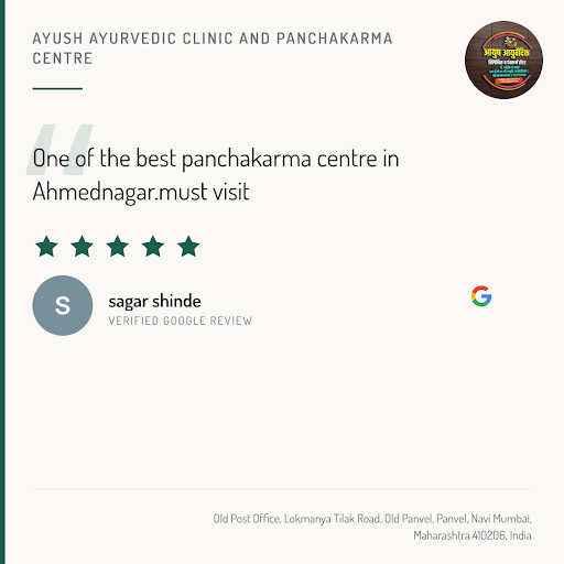 Sagar Shinde's rejuvenating experience at AYUSH Ayurvedic clinic and panchakarma centre in Navi M… post image