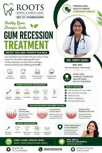 Gum recession can make teeth look longer and may expose the tooth roots, leading to sensitivity,… post image