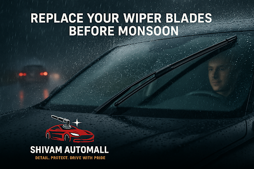 • Replace your car wipers for crystal-clear vision 🌧️