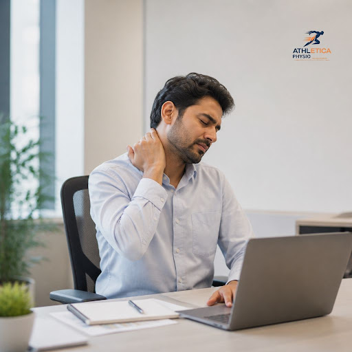 Long hours at the laptop causing neck stiffness, shoulder pain or frequent headaches? Athletica P… post image