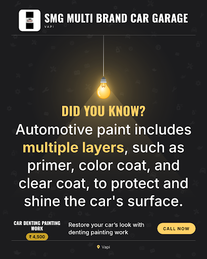 Did you know? Automotive paint includes multiple layers, such as primer, color coat, and clear co… post image