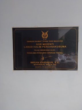 GOR Merpati Halim Perdana Kusuma, Author: Awal dery