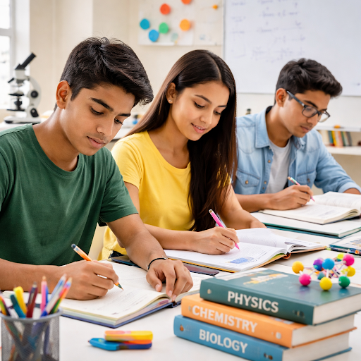 Struggling to manage Physics, Chemistry, Maths and practicals together? At Vaajpai and Verma Clas… post image