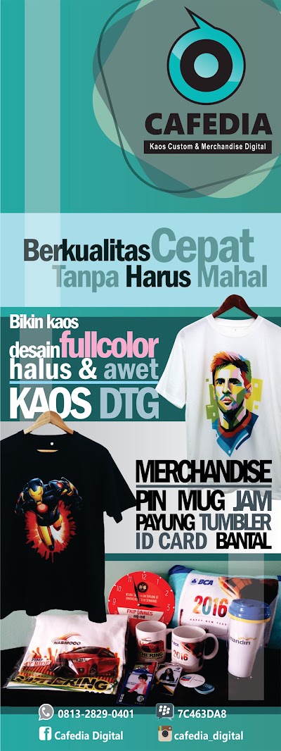 Photos of Cafedia Kaos Custom & Merchandise (Cafedia Digital)