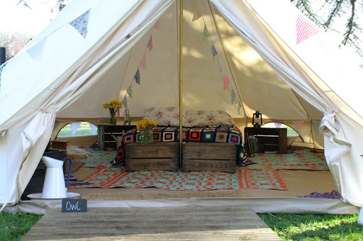 Amber's Bell Tent Camping at Wiveton Hall - Glamping Norfolk