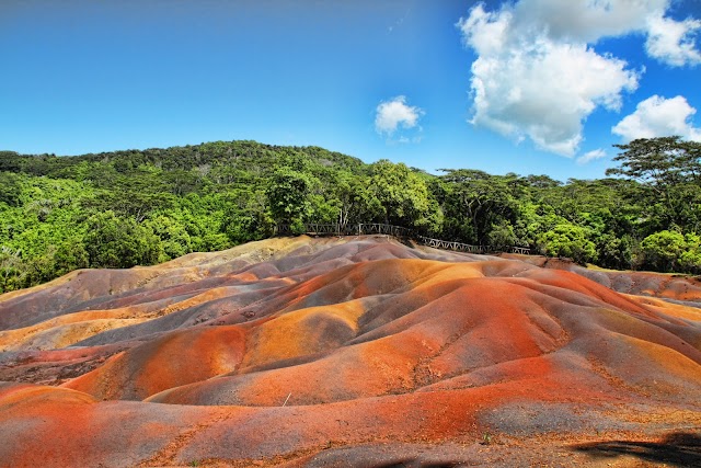 Seven Coloured Earth in Chamarel