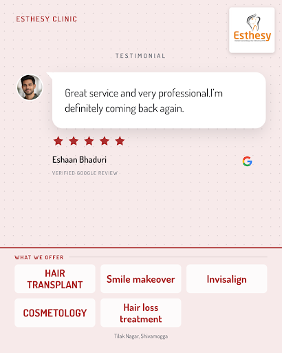 Eshaan Bhaduri raves about his transformative smile makeover experience at Esthesy Clinic in Shiv… post image