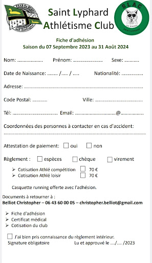 SLAC Saint Lyphard Athlétisme Club - Thumbnail