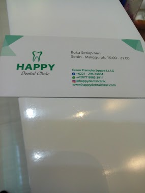 Happy Dental Clinic Green Pramuka Square, Author: Rahmah M.y