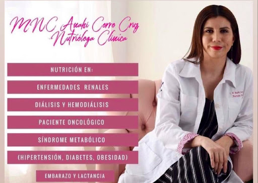 Mtra. Anahi Corro Cruz, Nutriólogo clínico