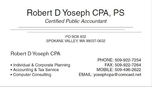 Robert D Yoseph CPA, PS - Thumbnail