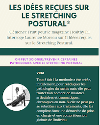 Photo n°4 de Association TRAIT D'UNION Pilates & Stretching Postural® Méthode MOREAU à Gradignan (Studio Pilates)